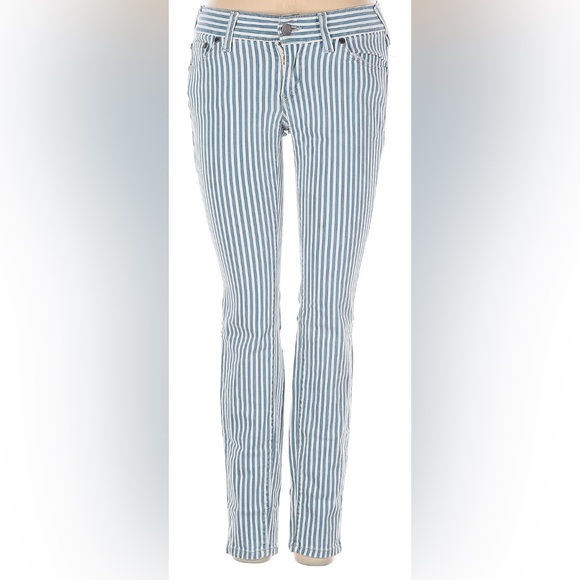 Free People Railroad Striped Jeans size 25 - Picture 8 of 9